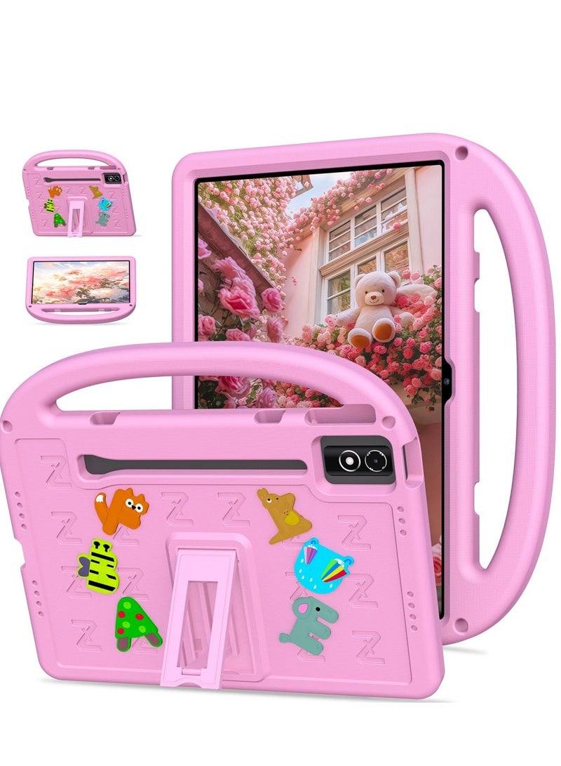 جراب حماية للأطفال لجهاز Lenovo Tab P12 مقاس 12.7 بوصة 2023 TB-370FU TB-371FC، Lenovo Xiaoxin Pad Pro مقاس 12.7 بوصة TB-373FU TB-375FC، Lenovo Xiaoxin Pad Plus مقاس 12.7 بوصة 2025، غطاء مقاوم للصدمات مع حامل حزام الكتف - Image 2