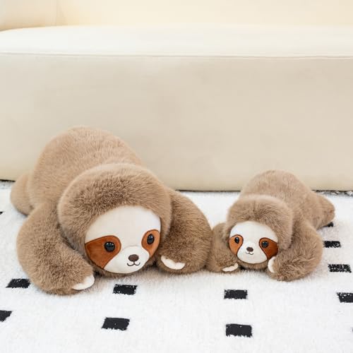 Gudisi 24 Pounds Weighted Sloth Stuffed Animals 157Inch Weighted Sloth PlushHuggable Companion for Kids Adults Gift for Thanksgiving Christmas and Birthday - Image 5