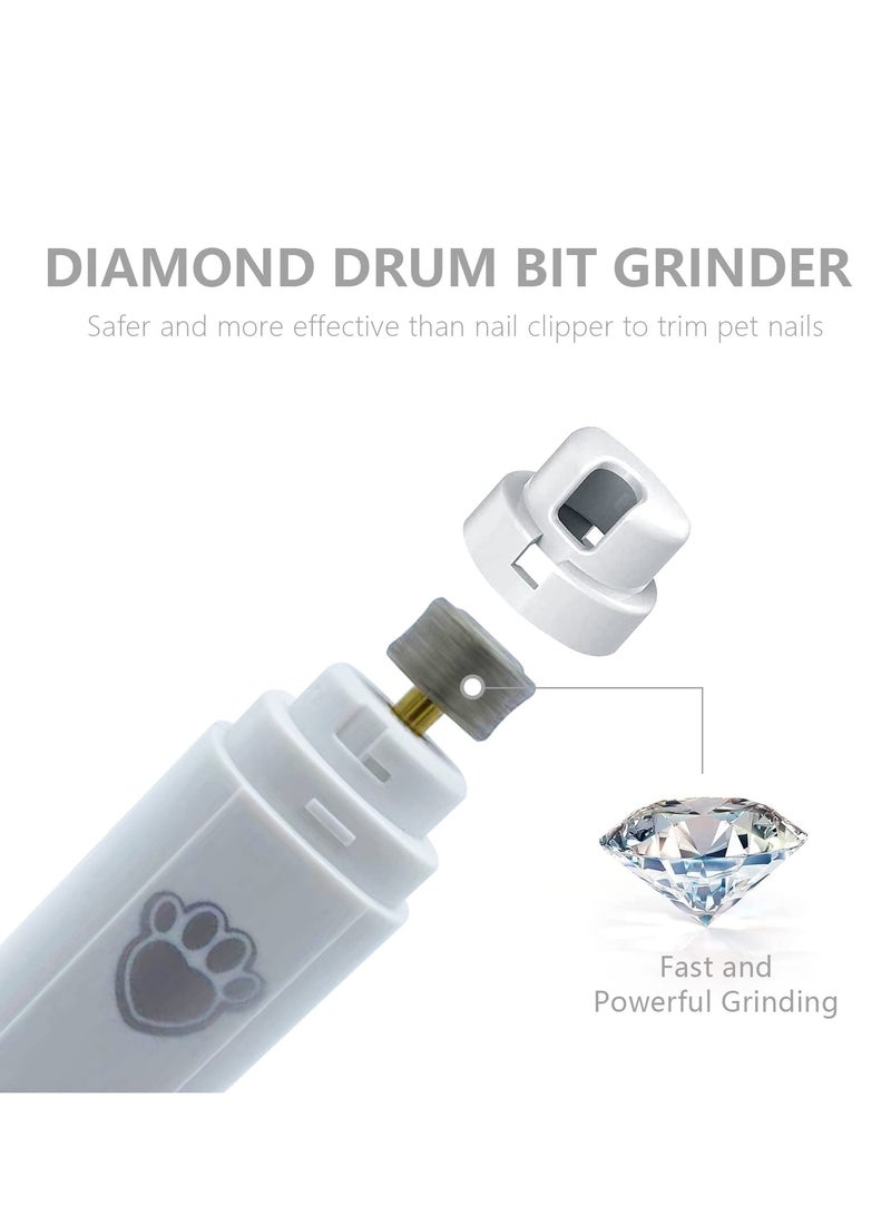 Excefore Dog Nail Grinder, Dog Nail Grinder Automatic, Upgraded Pet Cat Dog Nail Trimmers Clippers Kit, Quiet Low Noise for Small Medium Large Dogs and Cats - Image 4