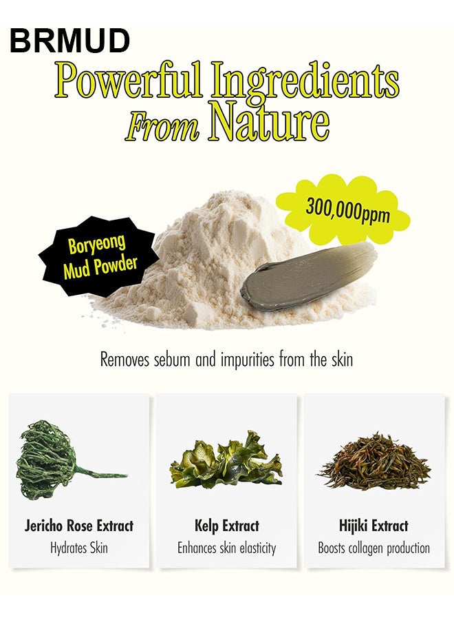 BRMUD Relief Mud Mask 110ML, Deep Pore Moisturizing And Moisturizing Face Mask, Skin Care - Image 2