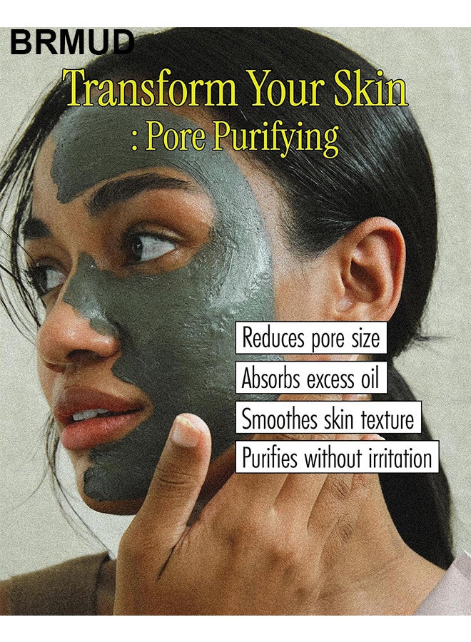 BRMUD Relief Mud Mask 110ML, Deep Pore Moisturizing And Moisturizing Face Mask, Skin Care - Image 4