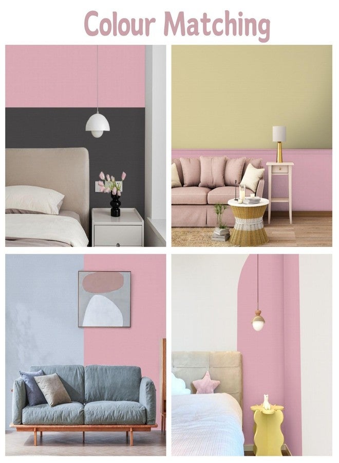 Abyssaly Pink Contact Paper Peel and Stick Wallpaper, Self-Adhesive Removable Contact Paper, Pink Vinyl Wrap Sticker Wallpaper for Girls Room Cabinets Bedroom Wall Furniture Home Decoration 15.7" X 118" - Image 4