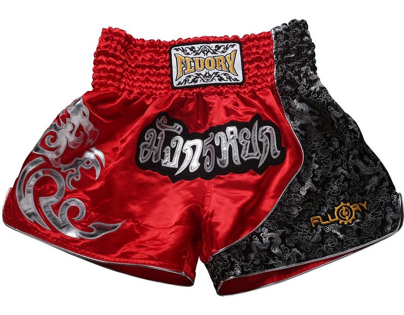 FLUORY Muay Thai Fight Shorts,MMA Shorts Clothing Training Cage Fighting Grappling Martial Arts Kickboxing Shorts Clothing - Image 1