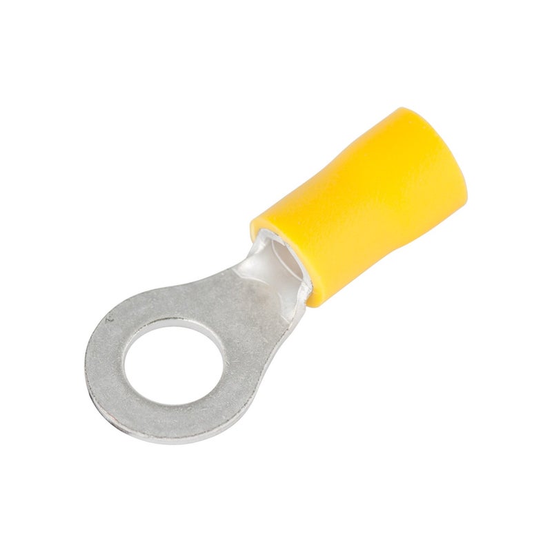 Gardner Bender 10107 Terminal Ring 1210 AWG Stud Sz 1214 Yellow 50 pk