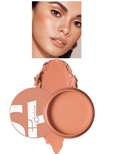 Blush Matte Face Blusher Long wearing Makeup Balm Waterproof Facial Nourishing Blush Cream Blush for Contours Cheeks Infused with Castor Oil and Vitamin E Ultra Pigmented Blush for Natural Glow 03