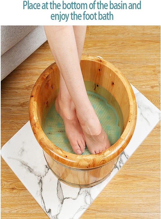 Homava Silicone Bath Massage Cushion Shower Foot Scubber Brush Anti-Slip Clean Dead Skin Bathroom SPA Beauty Salon Care Cushion | 30 CM | Multicolor | Silicone - Image 5