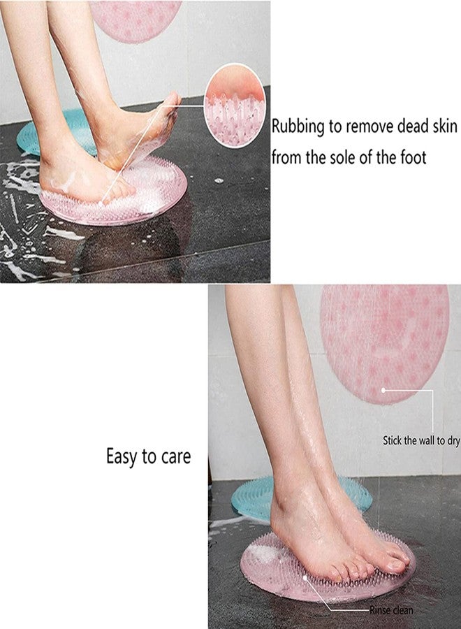 Homava Silicone Bath Massage Cushion Shower Foot Scubber Brush Anti-Slip Clean Dead Skin Bathroom SPA Beauty Salon Care Cushion | 30 CM | Multicolor | Silicone - Image 4