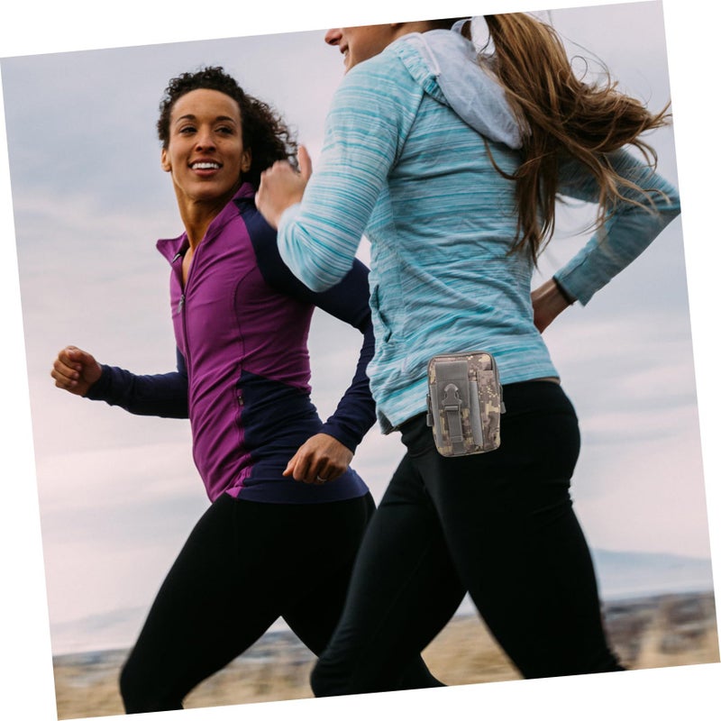 SUPVOX Multi Functional Waist Bag For Phone Hiking Camping Black - Image 5