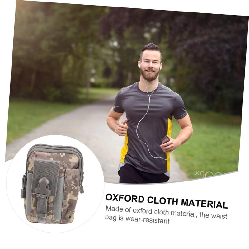 SUPVOX Multi Functional Waist Bag For Phone Hiking Camping Black - Image 4