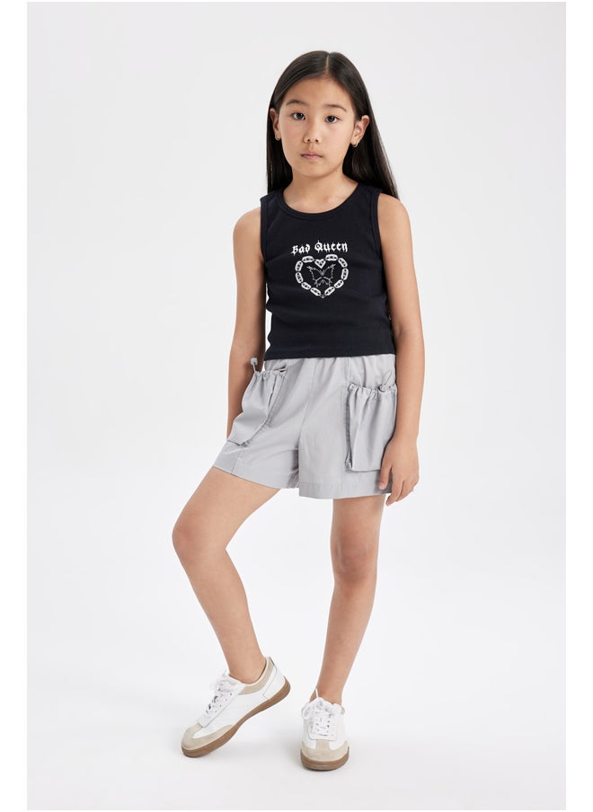 DeFacto Girl Woven Cargo Shorts  - Image 4