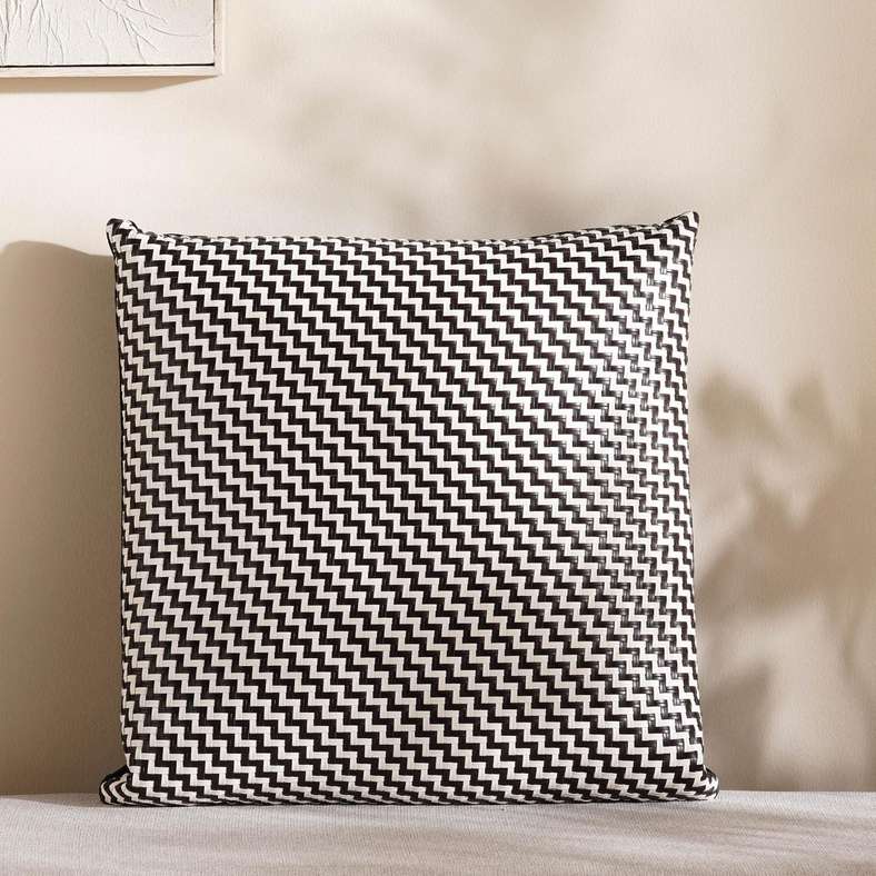 Pan Home Handmade Black Cushion 50x50cm