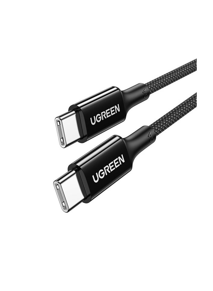 UGREEN USB-C to USB-C Silicone Fast Charging Cable Black 1m 100W - Image 1