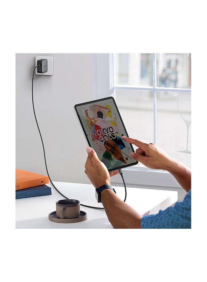 UGREEN USB-C to USB-C Silicone Fast Charging Cable Black 1m 100W - Image 2