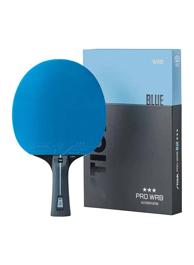 Stiga Pro Wrb Blue Edition 3 Star Table Tennis Bat - Image 1
