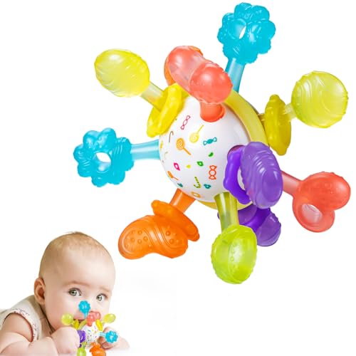 TOHIBEE Baby Montessori Sensory Toys for 06 612 Months Baby Teether Teething Toys for Babies 0 3 6 9 12 18 Months Newborn Infant Learning Developmental Toys Gifts for 1 2 Year Old Boys Girls - Image 1