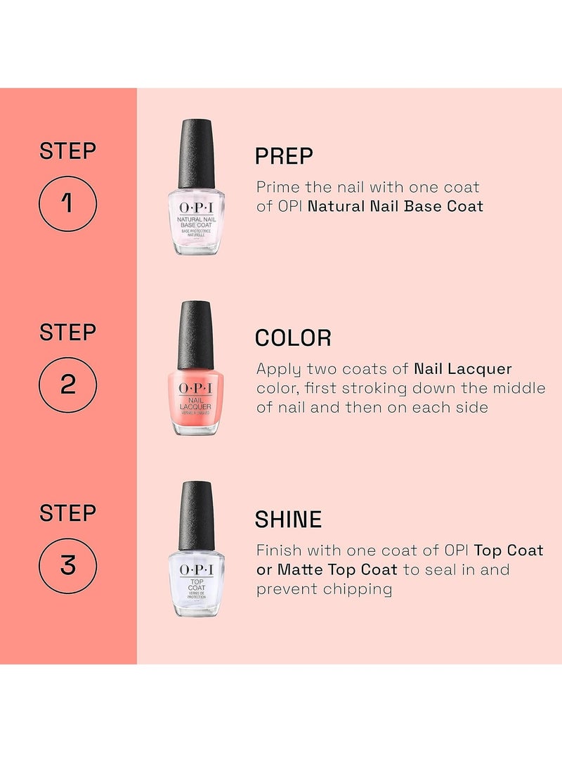 OPI O.P.I Nail Lacquer 15 ml nail polish Long Lasting Chip Resistant - Image 4