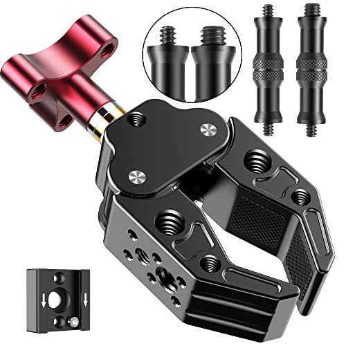 OGITBIO Super Clamp with 1438 Standard Stud for Photo Video Studio Photography Camera Crab Clamp for Cameras LightingDSLR Camera Rig LED Lights Flash Light LCD Field MonitorMic - Image 1