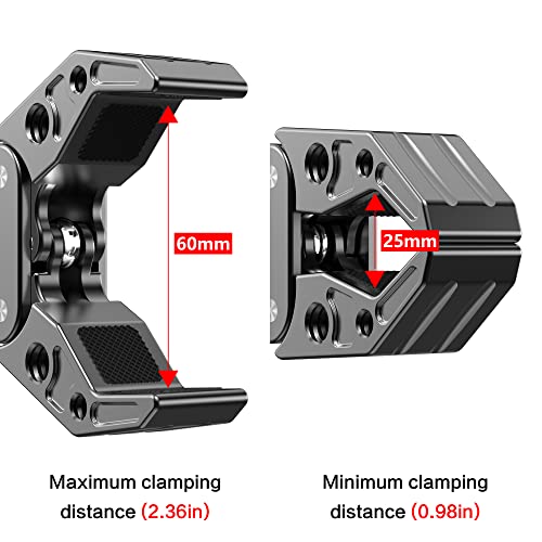 OGITBIO Super Clamp with 1438 Standard Stud for Photo Video Studio Photography Camera Crab Clamp for Cameras LightingDSLR Camera Rig LED Lights Flash Light LCD Field MonitorMic - Image 3