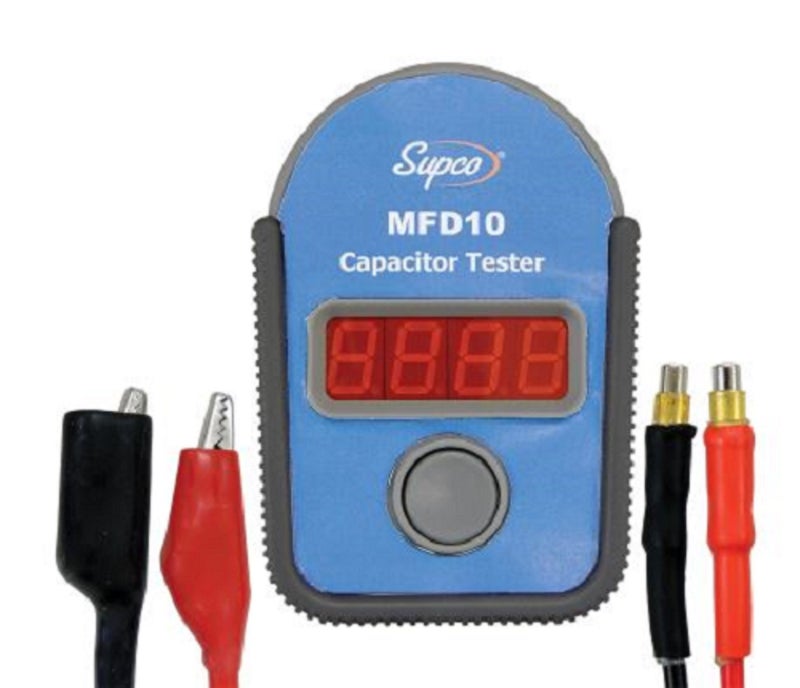 Supco جهاز اختبار المكثفات الرقمي Supco MFD10 مع شاشة LED، نطاق من 0.01 إلى 10000mF، دقة 5% - Image 2