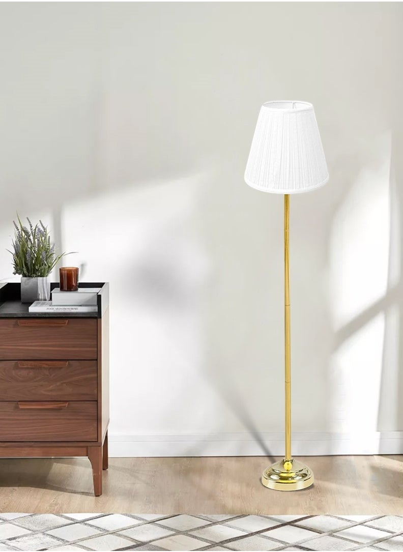 Stand lamp, gold, 160 cm