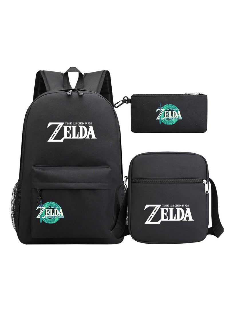 ZELDA Printed Youth Large Capacity Men's and Women's Shoulders