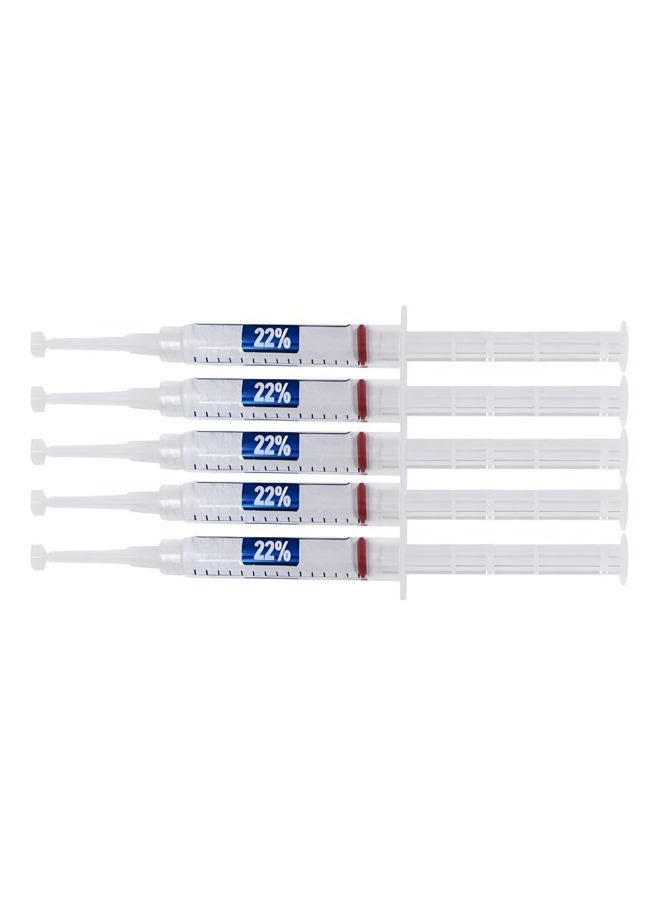 Ultra White 22% Teeth Whitening Gel Large 5 Tubes 3.8 ml of Gel - Image 1