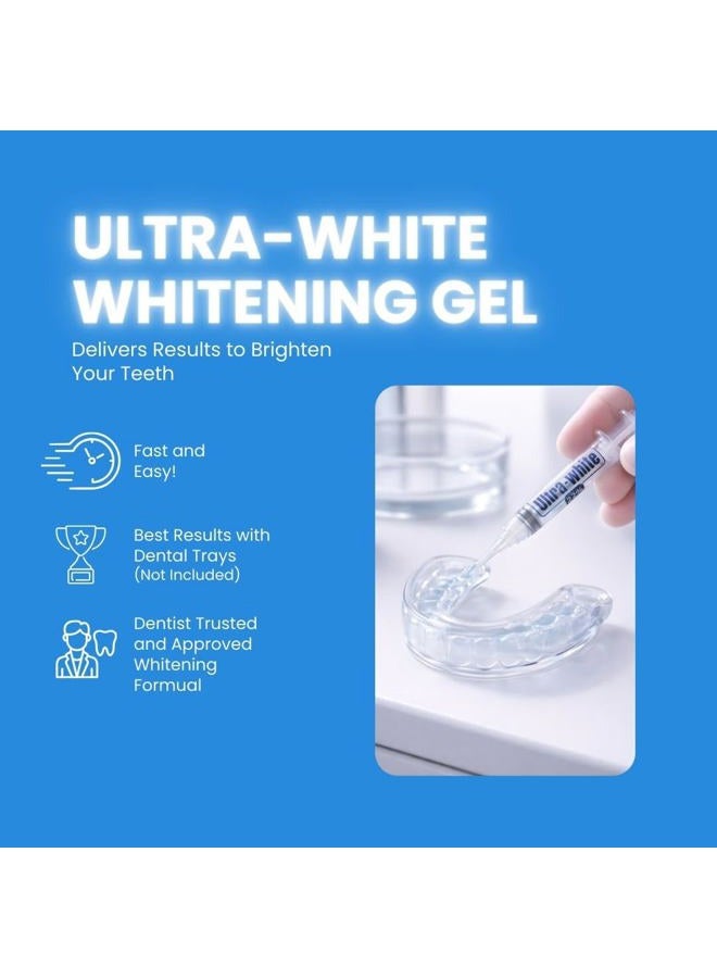 Ultra White 22% Teeth Whitening Gel Large 5 Tubes 3.8 ml of Gel - Image 2