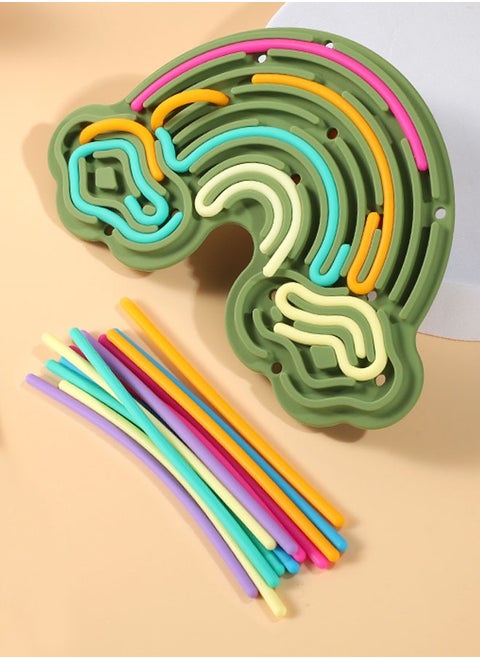 Baby developmental toys, Silicone Toy for Calming, Stress, Anxiety, ADHD & Autism | Silent, No Mess | Desktop games suitable for Kids 3+ & Adults