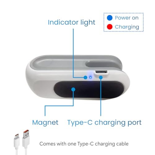 LX IntMfr. Mini Bag Sealer, USB-C rechargeable, 2 in 1 Heat Sealer with Cutter and Magnet, Mini Resealer Machine for Plastic Bags Snack Bags. Authorized Seller: Luke X - Image 4