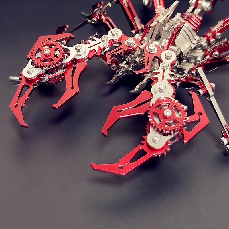 Steel Warcraft Red Scorpion King Scorpion 3D Metal Assembly Model Mechanical Assembly Handmade Puzzle Difficulty Toys - Image 4