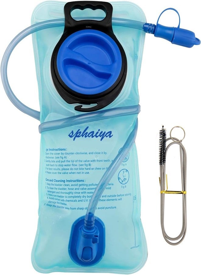 sphaiya Hydration Bladder 2L-3L Water Storage Bag Reservoir,Military Hydration Pack Replacement for Hiking Biking Climbing Cycling Running Camping Backpack 1Pack (2L-Blue) - Image 1