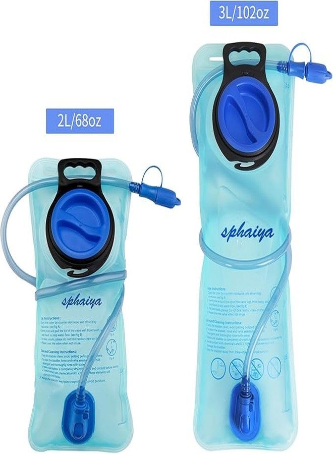 sphaiya Hydration Bladder 2L-3L Water Storage Bag Reservoir,Military Hydration Pack Replacement for Hiking Biking Climbing Cycling Running Camping Backpack 1Pack (2L-Blue) - Image 3