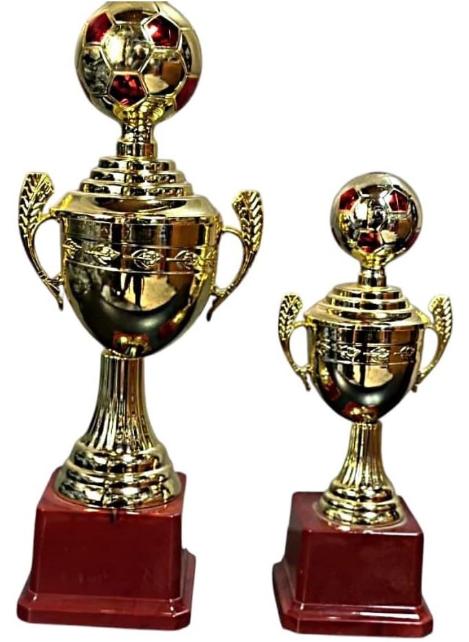Generic Ticket Cup - Award and Reward for Champions and Football Fans, Gold  - Image 1