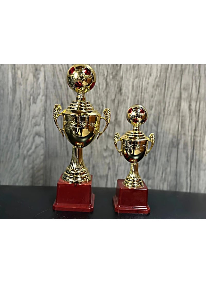 Generic Ticket Cup - Award and Reward for Champions and Football Fans, Gold  - Image 2