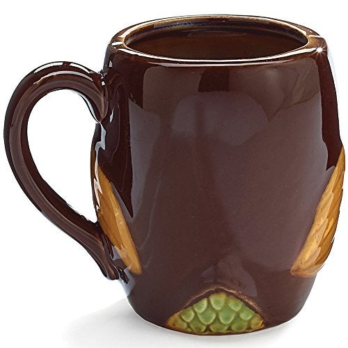 burton+BURTON Porcelain Chocolate Owl 12 Oz Coffee Mug/cup for Our Owl Lovers - Image 2