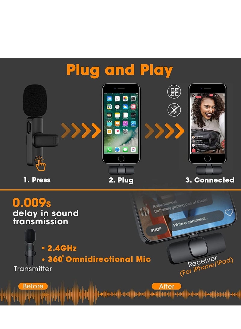 ELTRAZONE Wireless Lavalier Microphone for Type C Black - Image 4