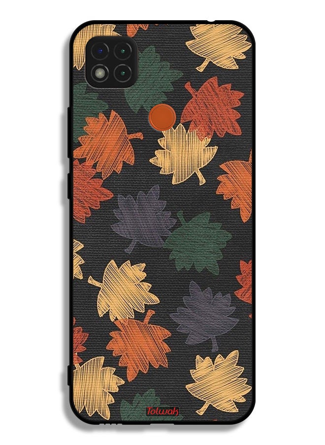 Tolwak Xiaomi Redmi 9C Protective Case Cover Autumn Leaves Art  - Image 2