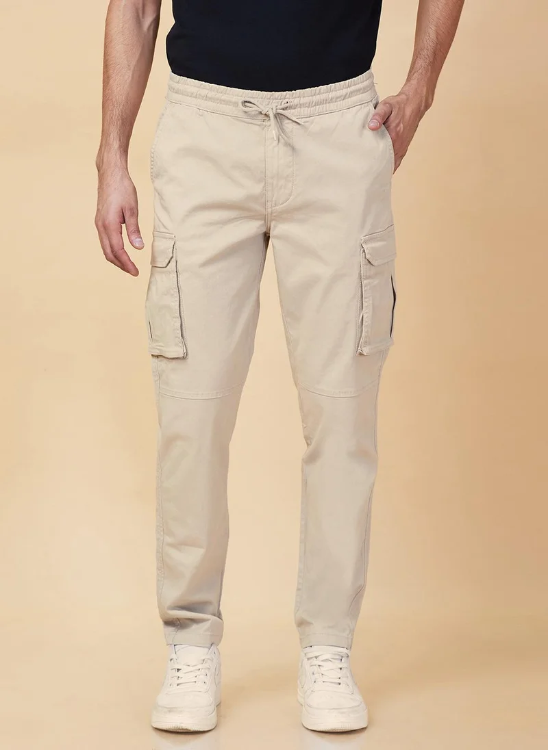 بيينغ هيومان Men Slim Fit Cargos Trousers