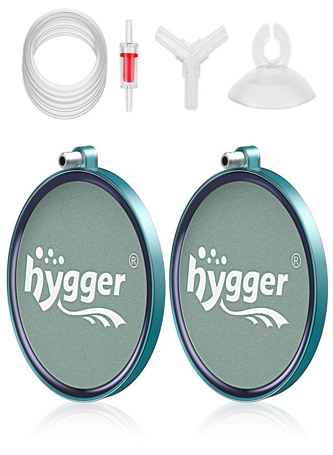 هايغر حجر تهوية لحوض السمك من هيجر، عبوة من قطعتين، مقاس 2 بوصة، حجر فقاعات لحوض السمك، موزع أكسجين، ملحقات مضخة هواء لأحواض السمك، وأحواض الأسماك، والزراعة المائية، والبرك. - Image 1