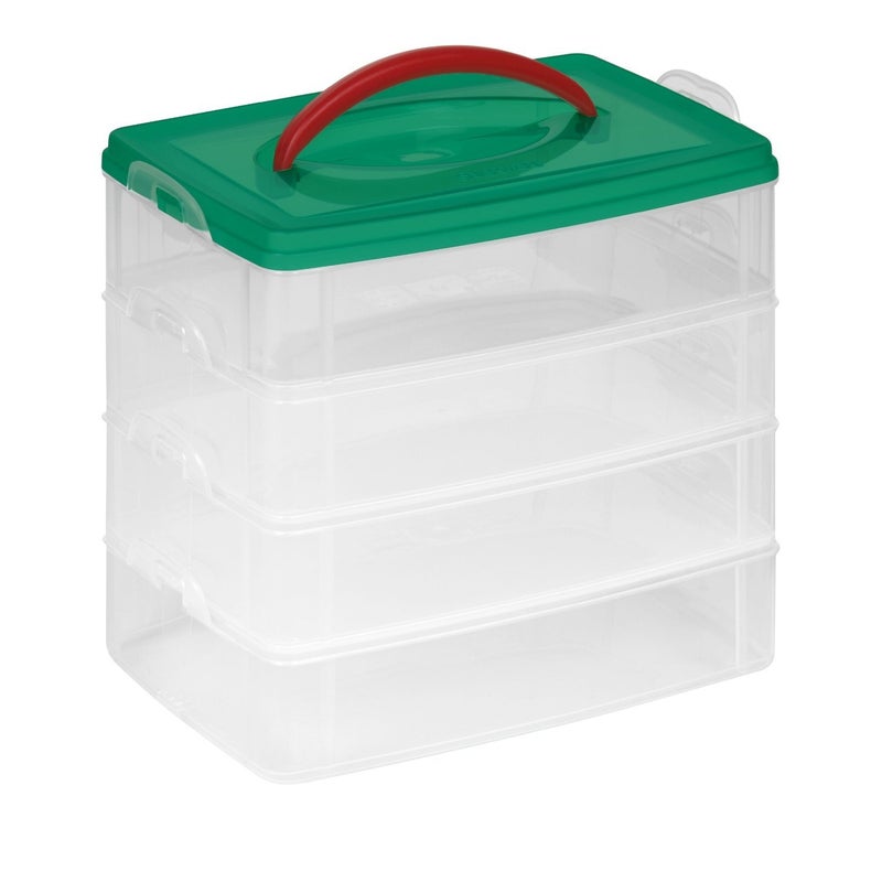 Snapware FBA_ Snap N Stack Seasonal 4 6X9 Rectangle 25 L6 Medium Clear