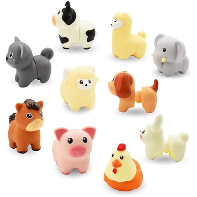 TODDLER MONTESSORI TOY, COLOUR SORTING AND STACKING MATCHING LEARNING, SHAPE FARM ANIMAL SORTING MOTOR SKILLS TOY, BABY SENSORY EDUCATIONAL GIFTS FOR 3+ YEARS OLD - Image 1