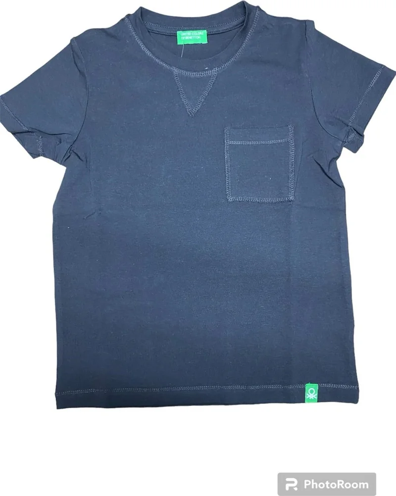 بينيتون Boy's T-Shirt BNT-B21405-001