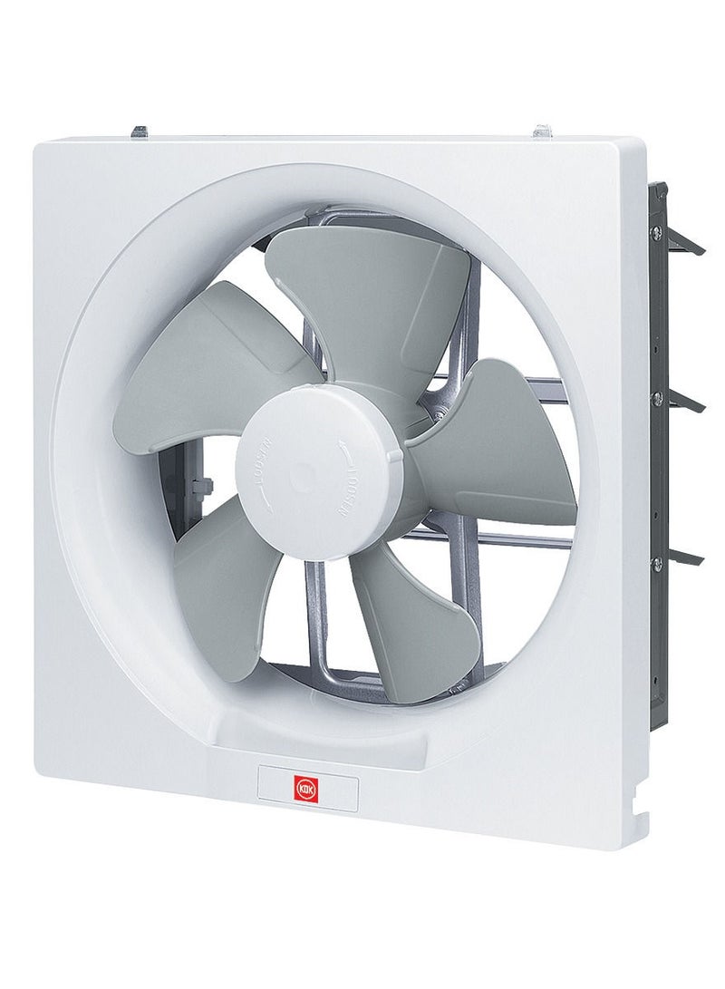 كي دي كي مروحة شفاط ابيض/رمادي 25سم