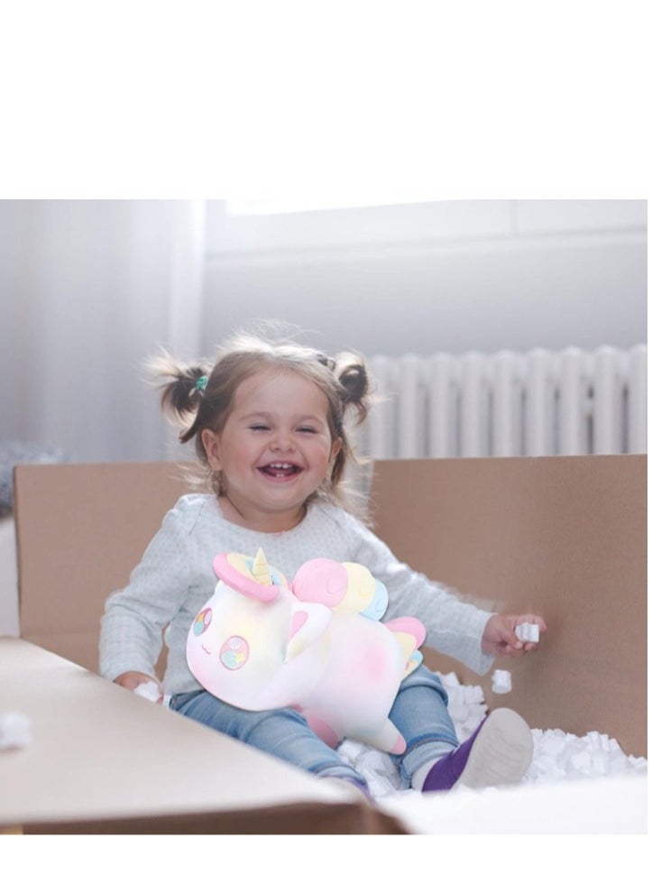 Y&D Meows Cat Plush Toy Soft Meemeow Stuffed Donut Cat Plushes Kawaii French Fry Cheeseburger Food Plush Doll Gifts (unicorn cat)  - Image 2