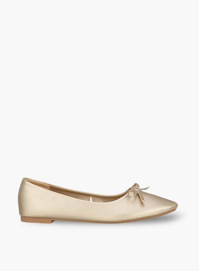 فلورا بيلا من شو إكسبرس Women Bow Accent Ballerina Shoes