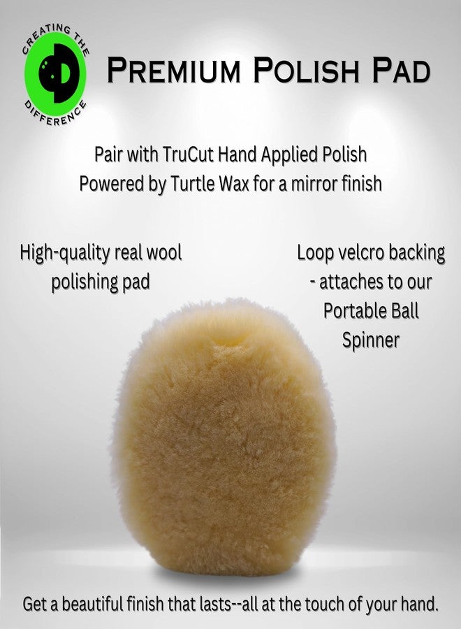 Creating the Difference Premium Polishing Pad | Bowling Ball Polish Pad | All Wool | TruCut Polishing Pad | Made for Bowling Balls | Bowling Ball Care | Bowling Supplies & Accessories - Image 2