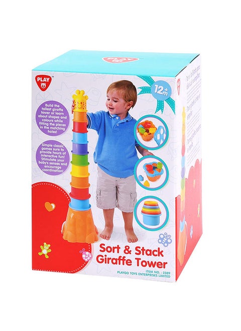Sort & Stack Giraffe Tower