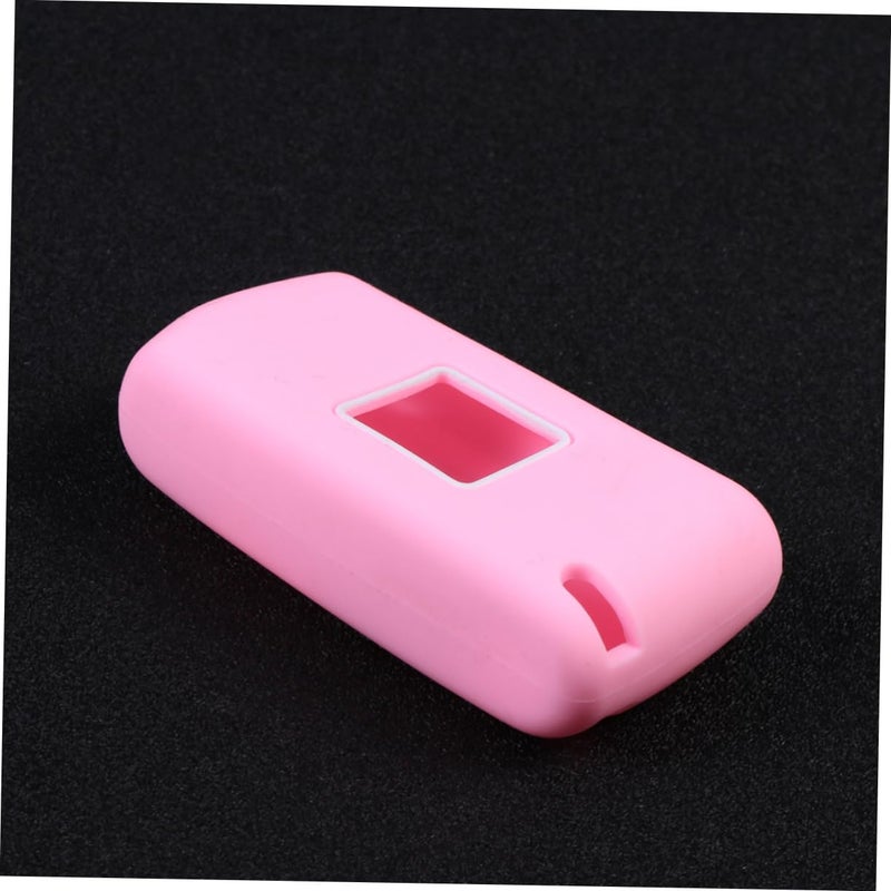 Pink Silicone Key Case Cover Food Grade Eco Friendly Easy Clean Scratch Protection - Image 4