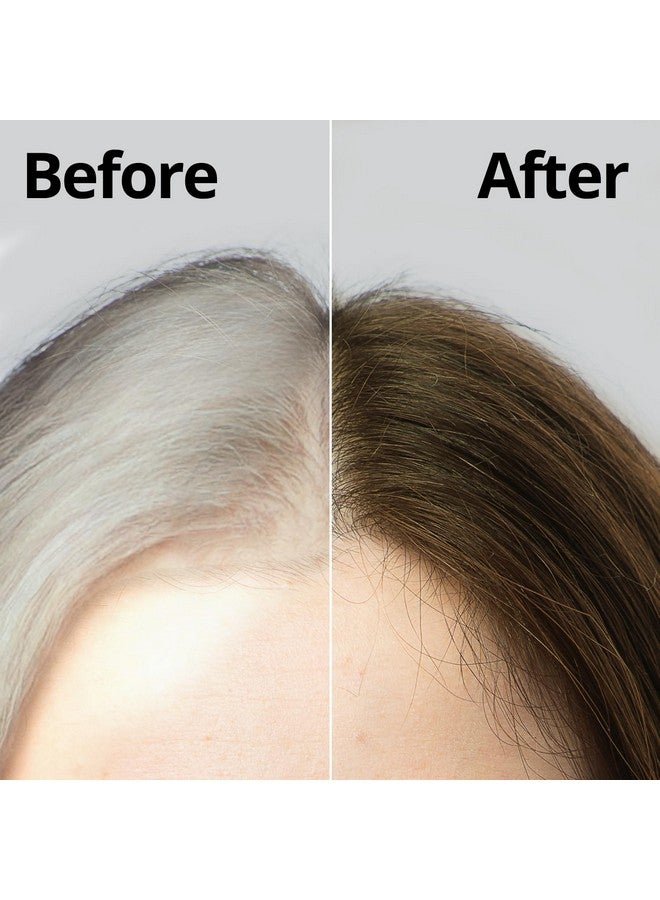 دينغ جي ميو ري كريم صبغة الشعر بالأعشاب الطبية الكورية [بني متوسط] (3 عبوات) تغطية رمادية خالية من مادة Ppd Free لحماية الشعر بتركيبة هايكيراتين 8.47 أونصة - Image 2