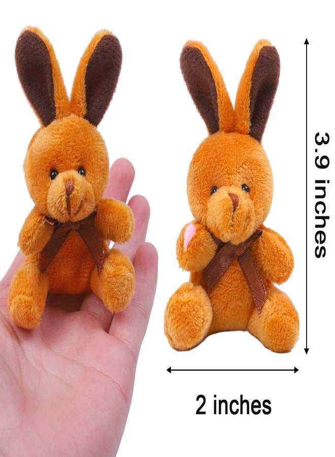 Elcoho 18 Pack Easter Plush Bunnies Stuffed Bunny Plush Toys Easter Baskets Filler Stuffers Easter Gift Plush Bunny Animals - Image 2